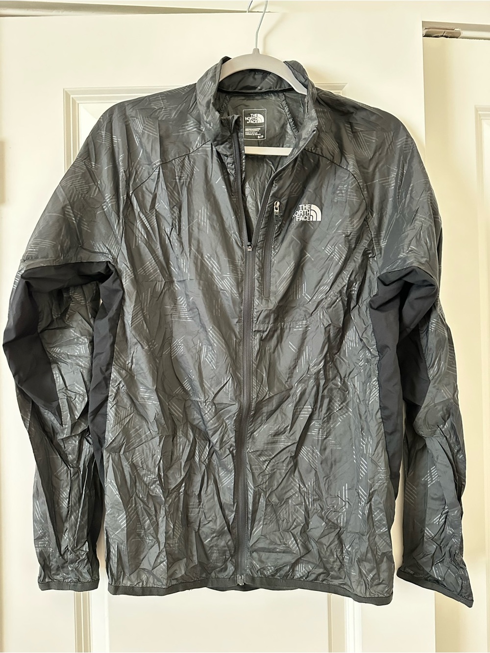 The North Face Gray Packable Men's Windbreaker Jacket